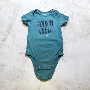 Carter's Baby One Piece Cousin Crew Graphic Print Size 12 Months
